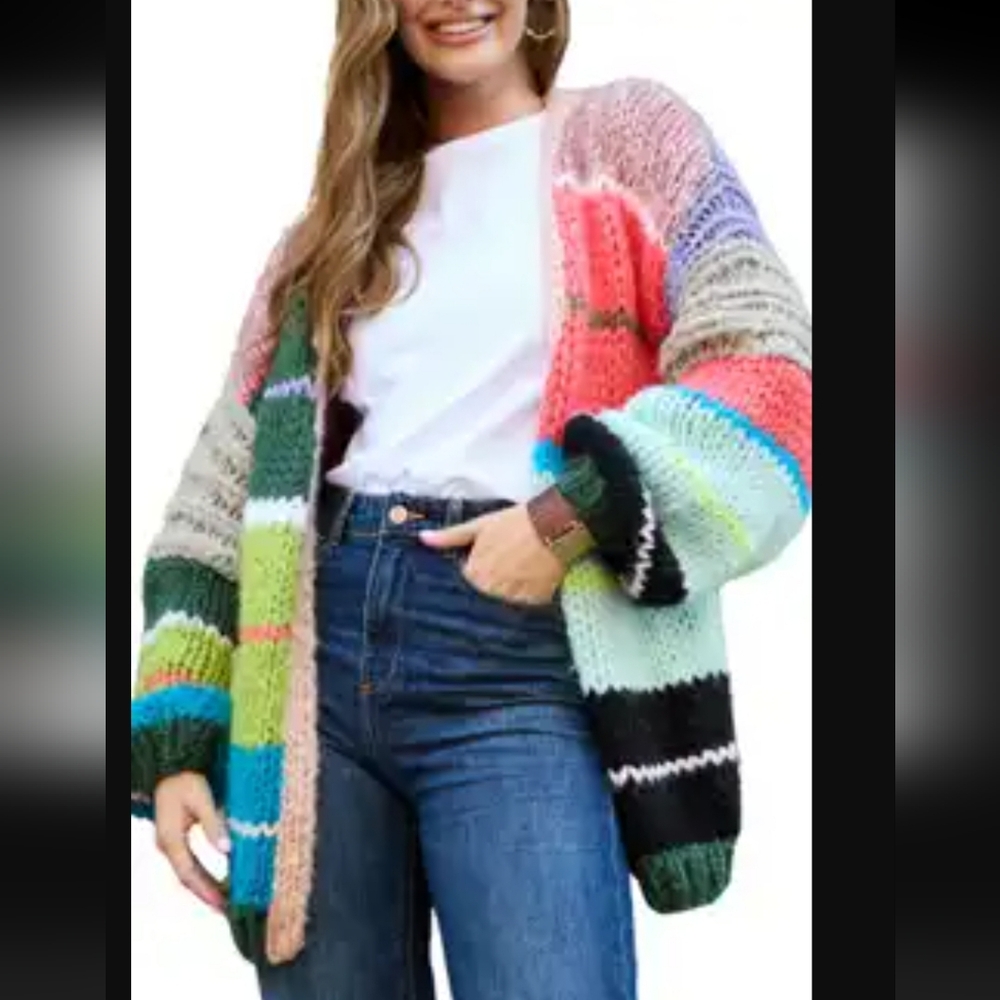 SAACHI Multicolor Knit Sweater - Picture 2 of 10